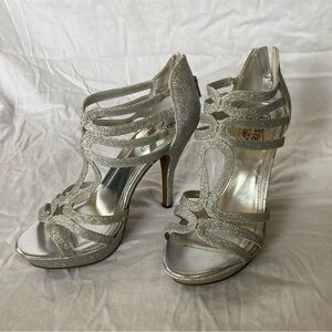 Unlisted Sparkling Silver Heels